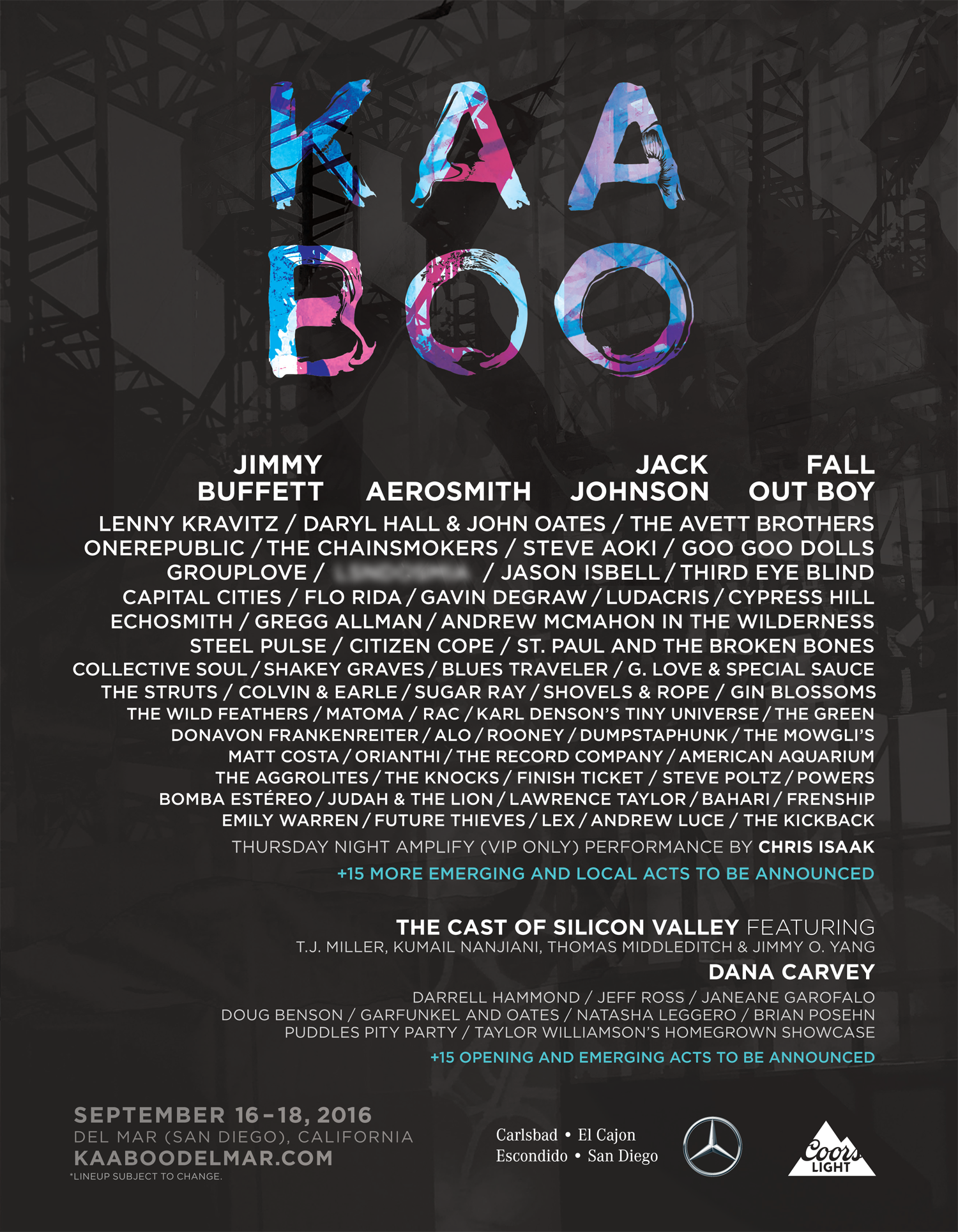 Kaaboo Festival Announces 2016 Lineup Featuring Daryl Hall & John Oates