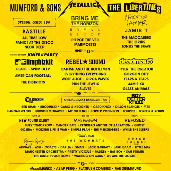 [UPDATE] Reading/Leeds Festival 2015 Lineup Announced Featuring ...