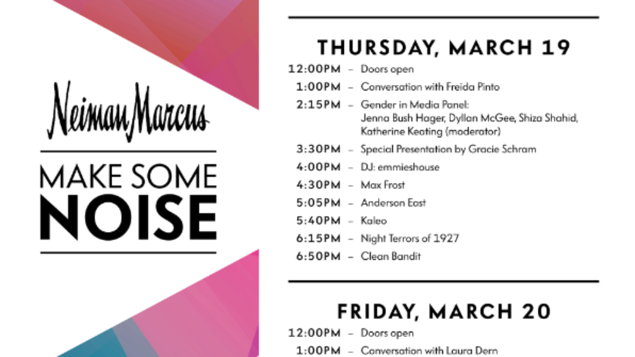 Neiman Marcus Make Some Noise Event