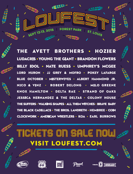 LouFest 2015 Lineup Announced Featuring The Avett Brothers, Hozier And ...