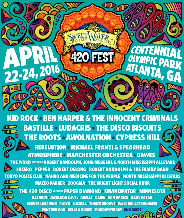 SweetWater 420 Festival Announces 2016 Lineup Featuring The Roots ...