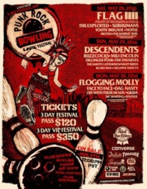 Punk Rock Bowling Las Vegas Announces 2016 Lineup Featuring The