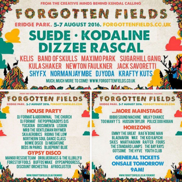 forgotten fields 2015 lineup