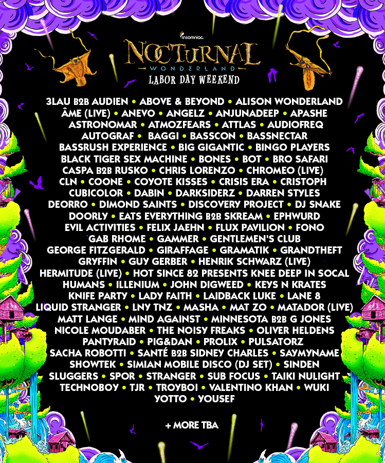 Nocturnal Wonderland Festival Announces 2016 Lineup Featuring Pantyraid ...