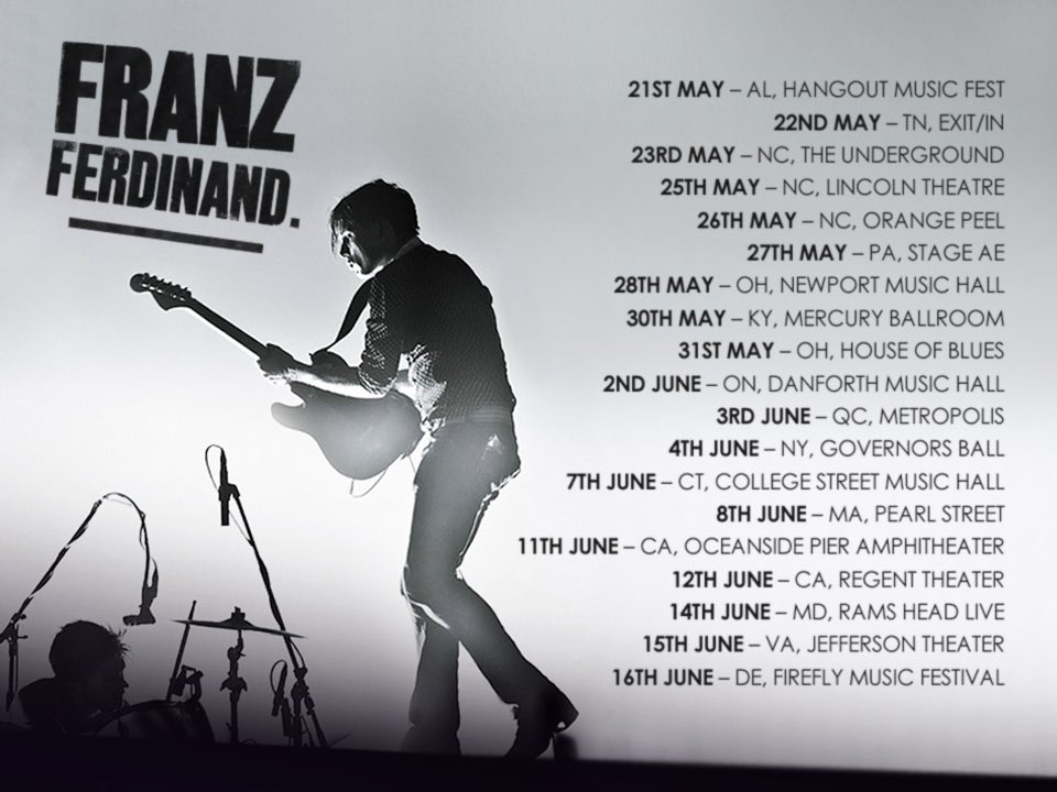 Franz Ferdinand Announces Summer 2017 Tour Dates mxdwn Music