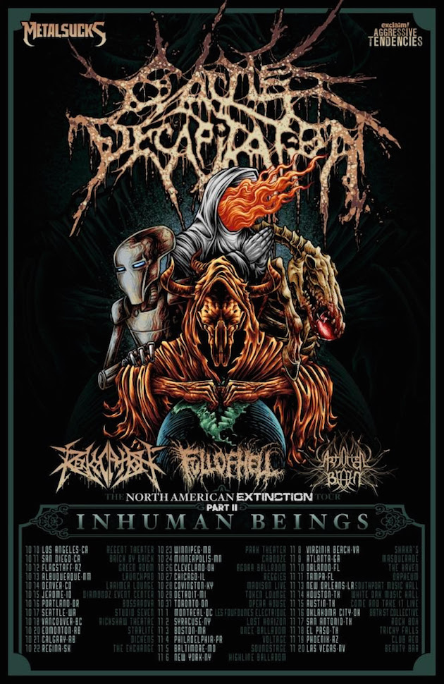 Cattle Decapitation, Revocation and Full Of Hell Announce Collaborative ...