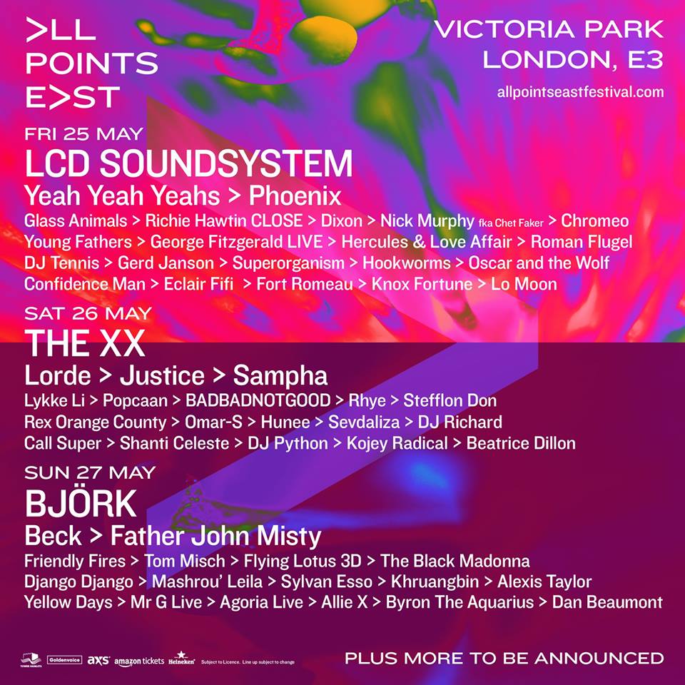 All Points East Festival To Replace Field Day and Lovebox Festivals and