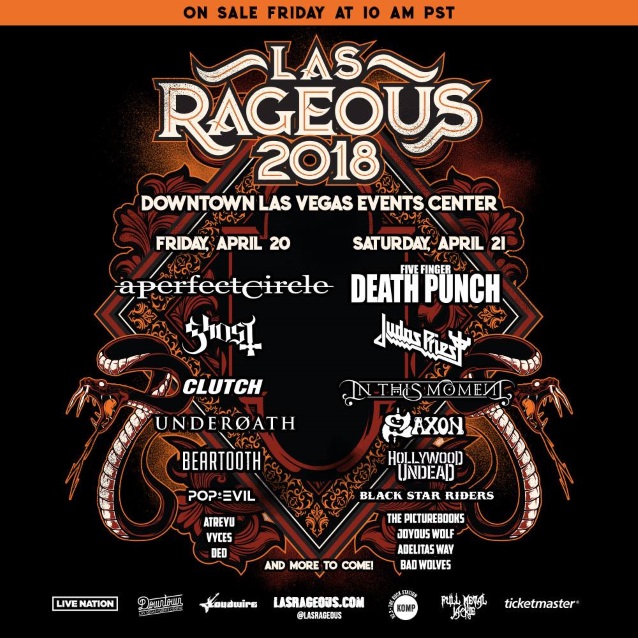 Las Rageous Announces 2018 Lineup Featuring A Perfect Circle, Ghost and