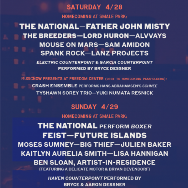 The National Announce Festival Lineup Featuring Full