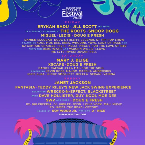 Essence Festival Announces 2018 Lineup Featuring Erykah Badu, The Roots