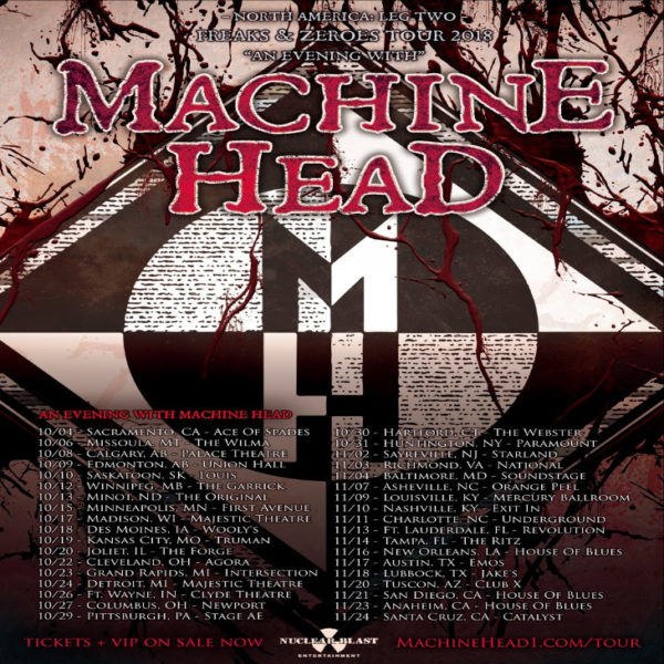 Machine Head Announces Fall 2018 North American Tour Dates mxdwn Music