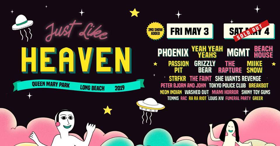 Just Like Heaven Festival Announces 2019 Lineup Featuring Yeah Yeah
