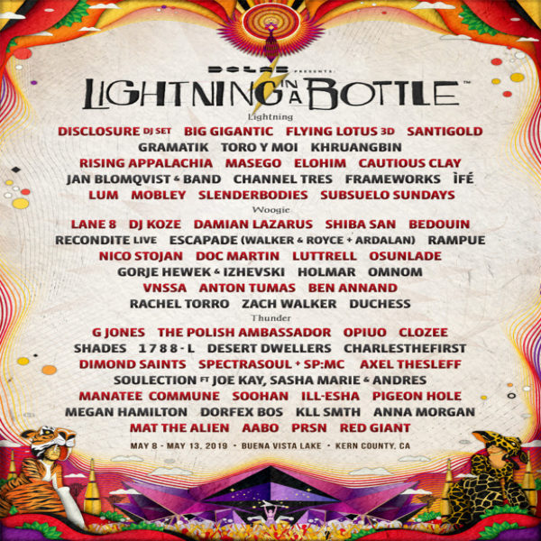 Lightning In A Bottle Festival Announces 2019 Lineup Including ...