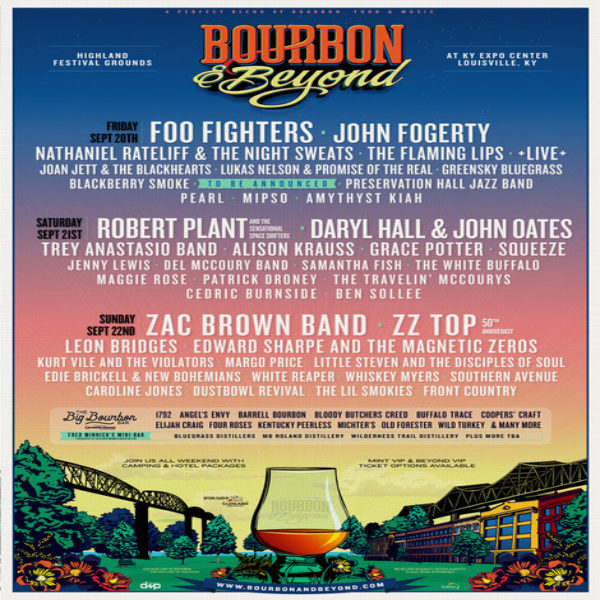 Bourbon & Beyond Announces 2019 Lineup Featuring Foo Fighters, Zac ...