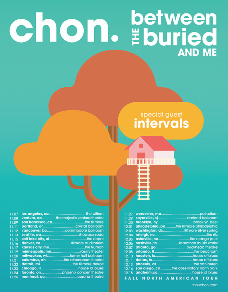 CHON Announces Fall 2019 Tour Dates With Special Guests Between the