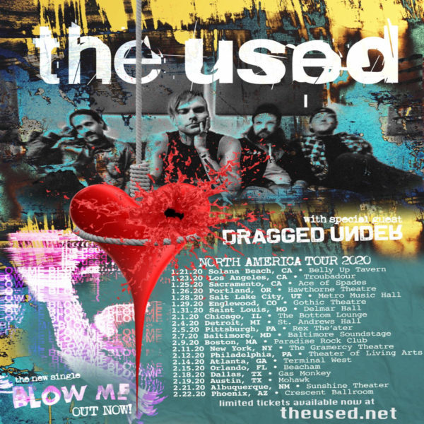 The Used Announces New Album 'Heartwork' for April 2020 Release - mxdwn ...