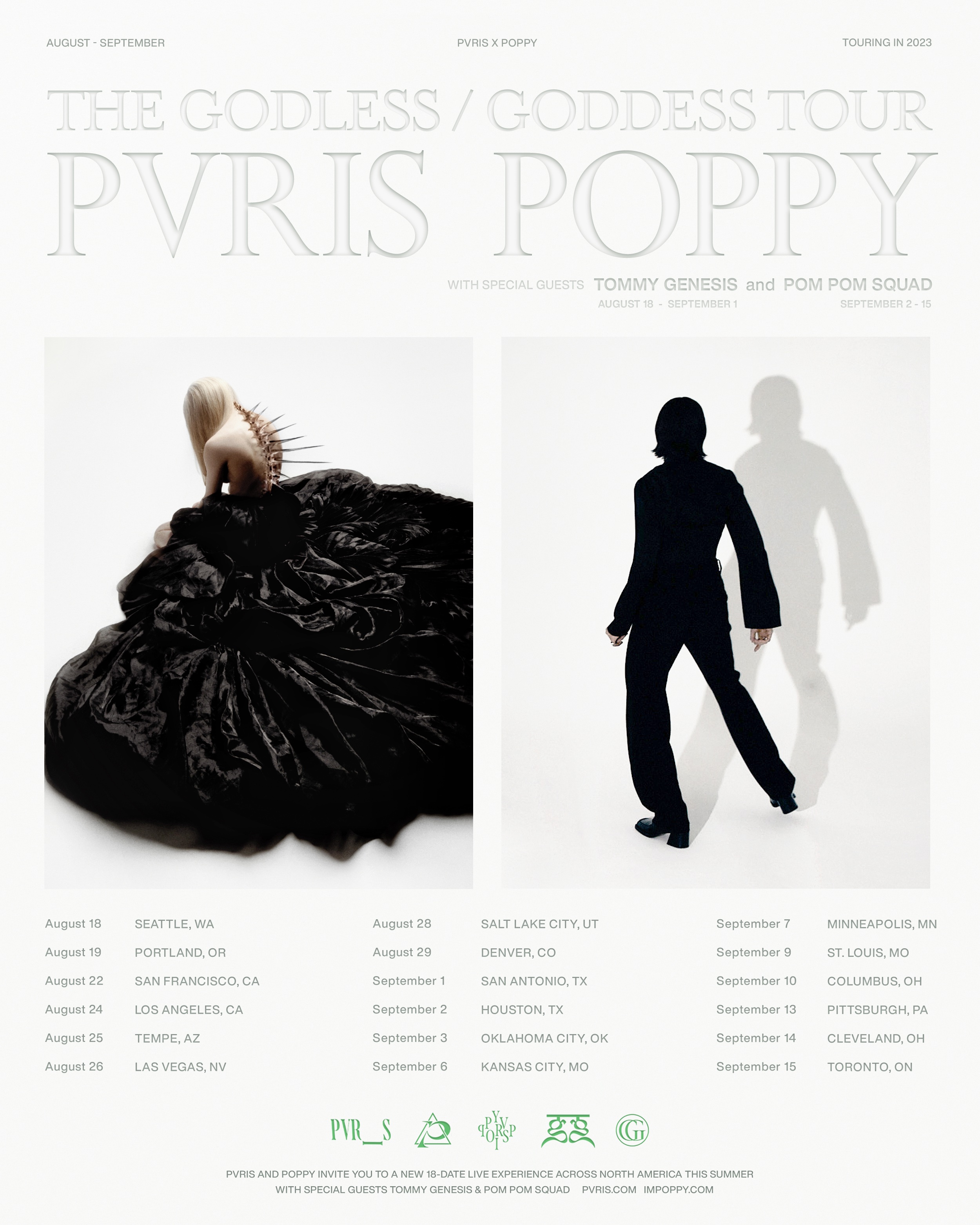 Poppy and PVRIS Tour 2023: Tickets, dates, venues, and more