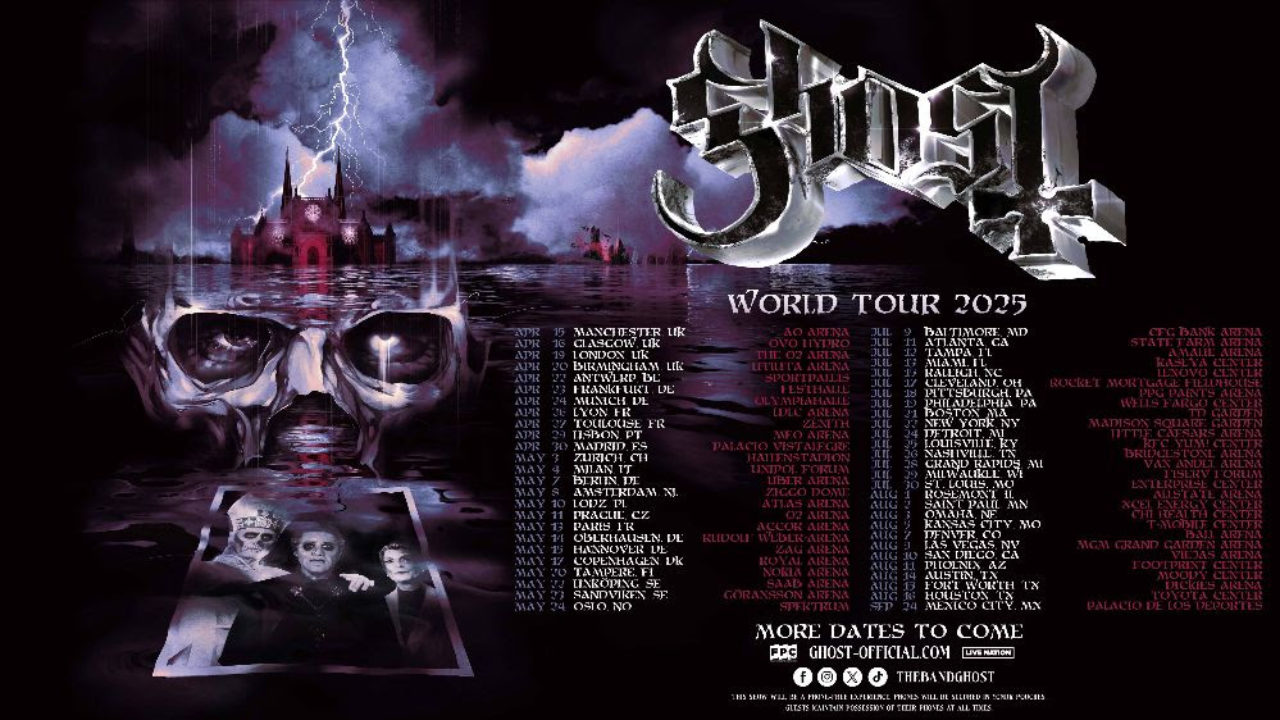 Ghost at Wells Fargo Center on July 19th - mxdwn Music